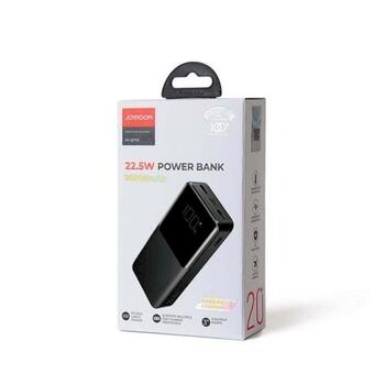 Joyroom JR-QP192 Power Bank with Digital Display C+U+U Зарядная батарея PD 22.5W 20000 mAh с входом Micro-USB / чёрный (JR-QP192-BLK)