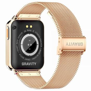 Smartwatch Gravity Умные часы / розовое золото-фиолетовый (GT17-3)