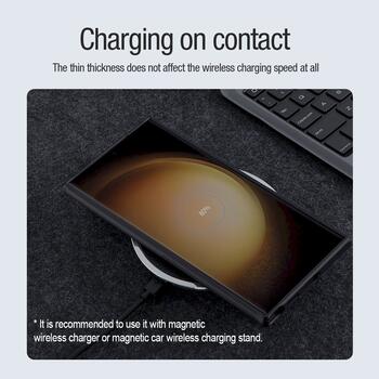 Nillkin Super Frosted PRO Magnetic Back Cover Защитный чехол для Samsung Galaxy S24 Ultra / чёрный (57983118489)