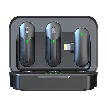 Devia Kintone 2in1 Lightning беспроводной микрофон для смартфона (M8-2-L)