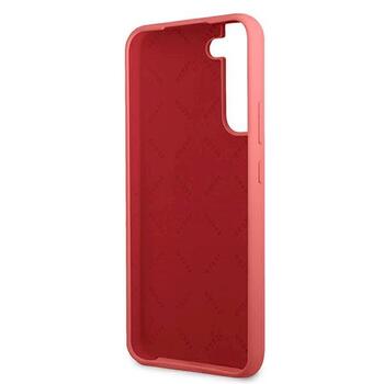 Guess GUHCS22MLSLMGFU Hardcase Silicone Script Metal Logo Aizsargapvalks priekš S22+ S906 / fuksija (GUHCS22MLSLMGFU)