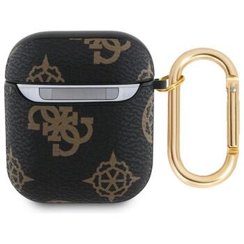 Guess GUA2PG4GPK AirPods 1/2 cover 4G Hook Защитный чехол для AirPods 1/2 / чёрный (GUA2PG4GPK)