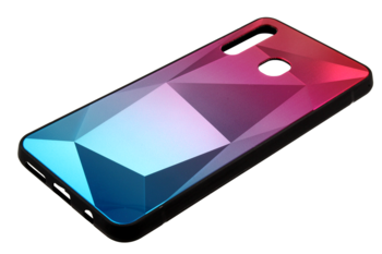 Mocco Stone Ombre Силиконовый чехол С переходом Цвета Apple iPhone X / XS Розовый - Синий (MC-STOG-IPXS-PIBL)