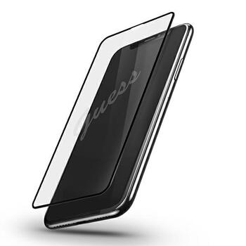 Guess GUSPP12MSLTR Vintage Magic Logo Tempered Glass Aizsargstikls Pilnam Ekrānam Apple iPhone 12 / 12 Pro (GUSPP12MSLTR)