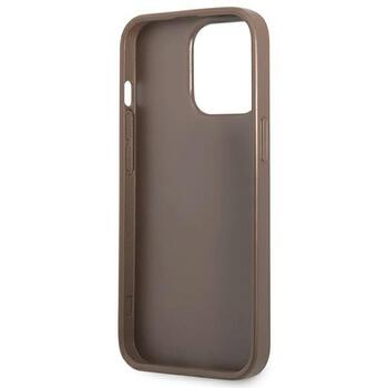 Guess GUHCP13LP4TPW Hardcase 4G Triangle Logo Cardslot Защитный чехол для iPhone 13 Pro / 13 6,1