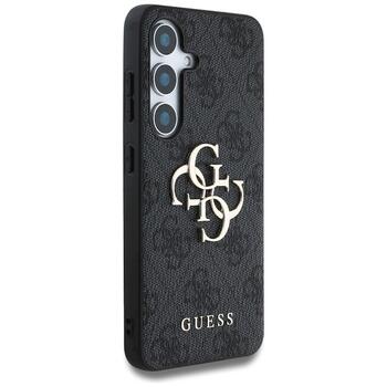 Guess HC 4G PU Big Logo Case Aizsargapvalks priekš Samsung Galaxy S25 (GUHCS25S4GMGGR)
