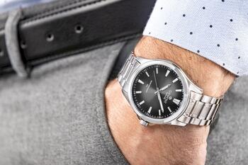 Giewont Elegance Sapphire Vīriešu pulkstenis / sudraba/melns (GW5160-B2)