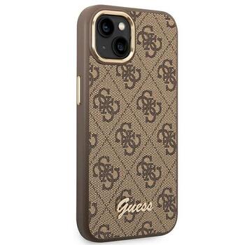 Guess GUHCP14MHG4SHW Hardcase 4G Vintage Gold Logo Защитный чехол для iPhone 14 Plus/15 Plus 6.7