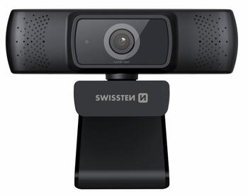 Swissten Full HD Web Камера с Микрофоном / автофокусом USB (SW-WEB-CAM-BK)