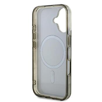 Guess IML 4G Background MagSafe Aizsargapvalks Priekš Apple iPhone 16 Plus (GUHMP16MH4DTEW)