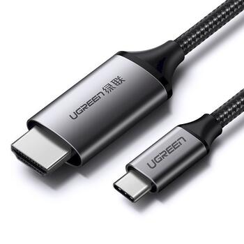 UGREEN MM142 Кабель для зарядки USB-C male - HDMI 4K@60Hz male 1.5m (UG-50570)
