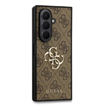 Guess PU 4G Metal Logo Case Aizsargapvalks priekš Samsung Galaxy Z Fold 7 / brūns (GUHCZFD74GMGBR)