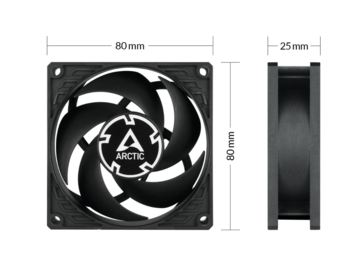 Arctic P8 MAX Вентилятор 4-pin / 80mm (ACFAN00286A)