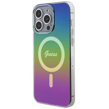 Guess GUHMP15XHITSK Hardcase IML Iridescent MagSafe Защитный чехол для iPhone 15 Pro Max 6.7