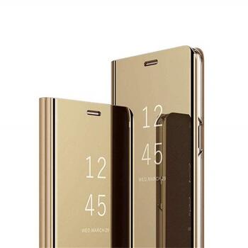 Mocco Clear View Cover Case Grāmatveida Maks Telefonam Samsung A305 Galaxy A30 Zeltains (MO-CL-SA-A30-GO)