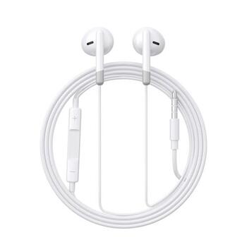Joyroom JR-EW01 Earphone Wired In-Ear Headphones Беспроводные наушники с пультом и микрофоном 3.5mm Jack / белый EU (JR-EW01-WHT)