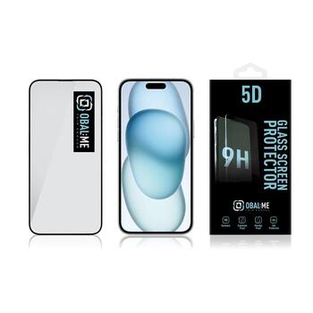OBAL:ME 5D Glass Screen Protector Защитное стекло для Apple iPhone 15 Plus/16 Plus / чёрный (57983118464)