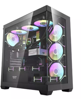 Darkflash DS900 Datora korpuss (DS900-BK-FANS)