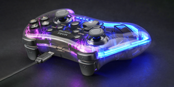 Mars Gaming MGP-24 Bezvadu spēļu kontrolieris RGB / USB 2.4GHz / USB-C / X-input & D-input (MGP24)