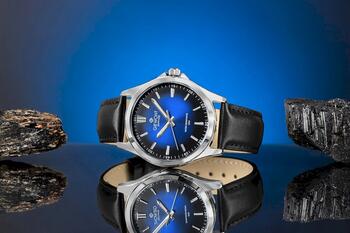 Giewont Elegance Sapphire Vīriešu pulkstenis GW5160-A3 / melns/zils (GW5160-A3)
