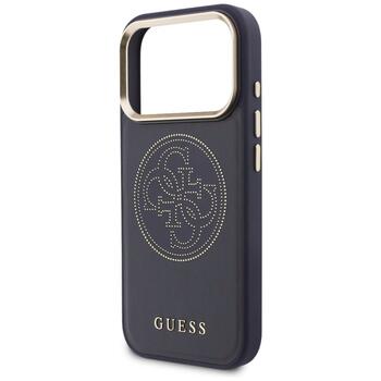 Guess Perforated 4G MagSafe Case Защитный чехол для iPhone 17 Pro / синий (GUHMP17L5PG4SRGB)