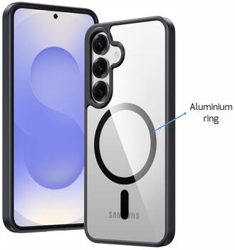 Swissten Clear Jelly Magstick Metallic Case Защитный Чехол для Samsung Galaxy S24 FE 5G (33001735)