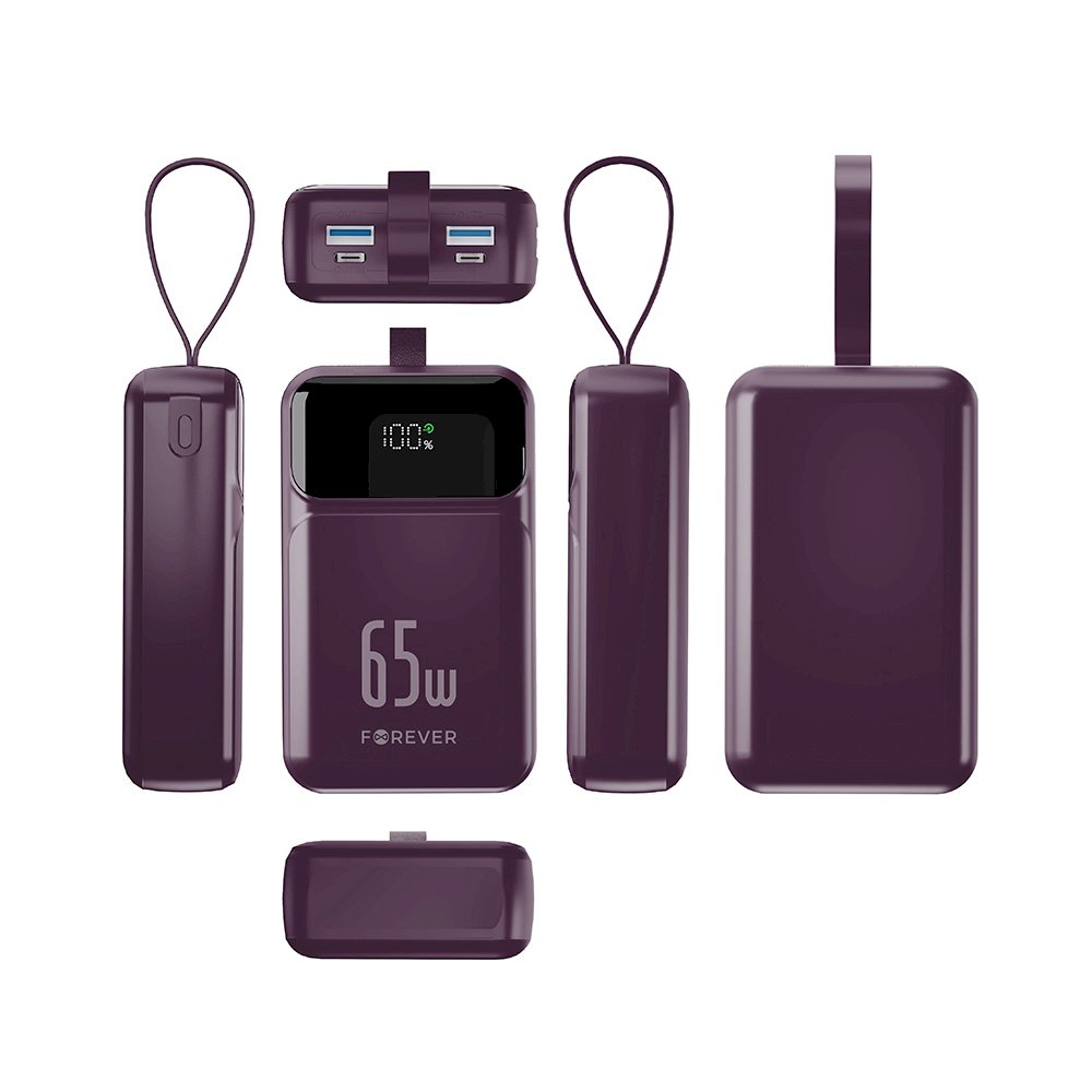 Forever power bank Vibe-TB65 PD QC 65W Внешний аккумулятор 20000 mAh (GSM277834)