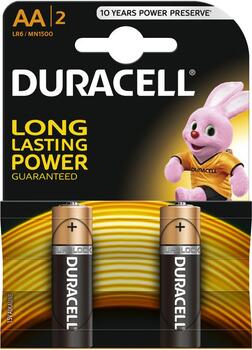 Duracell AA MN1500 Alkaline LR6 1.5V Baterijas 2gab. (MN1500)