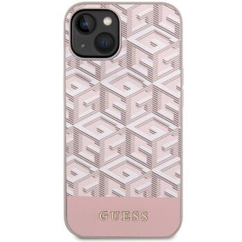 Guess GUHMP14MHGCFSEP GCube Stripes MagSafe Aizsargapvalks priekš iPhone 14 Plus/15 Plus 6.7