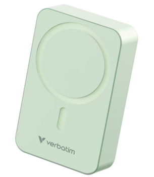 Verbatim Charge n Go Magnetic Wireless Charge Повербанк 20000mAh / Green (32224V)