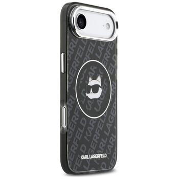Karl Lagerfeld IML Choupette Head Logo MagSafe Case Защитный чехол для iPhone Air / чёрный (KLHMP17MHMKBCHOK)