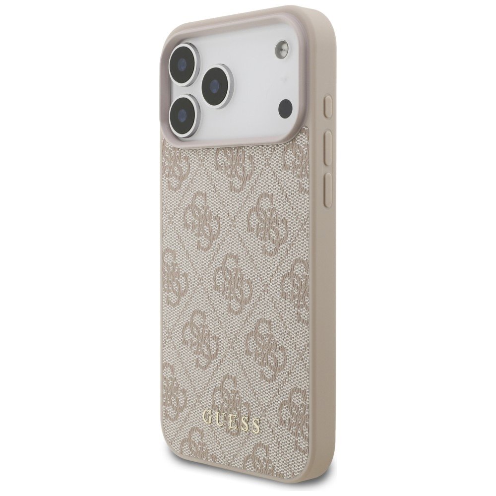 Guess 4G Classic Case Aizsargapvalks priekš iPhone 18 Pro Max / iPhone 17 Pro Max / rozā (GUHCP18XG4GFPI)