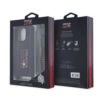 Red Bull Silicone Vertical Logo MagSafe Case + Crossbody Strap Чехол и ремешок через плечо для Apple iPhone 16 Pro (RBHMP16L24SISOLRV)