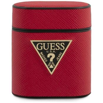 Guess GUACA2VSATMLRE AirPods cover Saffiano Защитный чехол для AirPods / красный (GUACA2VSATMLRE)