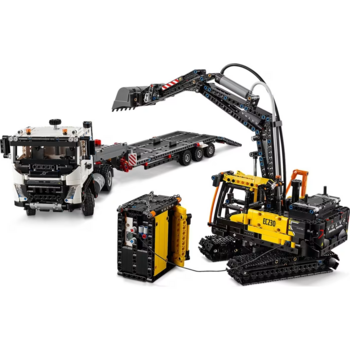 LEGO Technic Volvo FMX Truck with EC230 Excavator Konstruktora komplekts (42175)