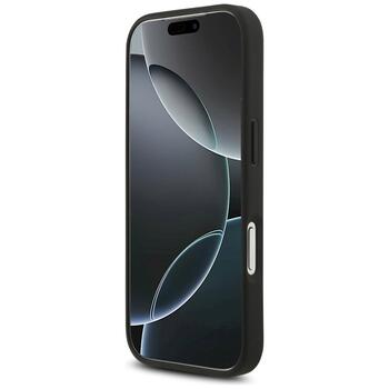 Guess 4G Circle Classic Logo MagSafe Aizsargapvalks priekš iPhone 17 Pro / melns (GUHMP17LP4PGRSGK)