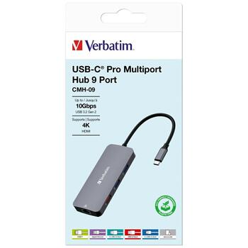 Verbatim 32152 Док-станция USB-C - HDMI / 3xUSB-A /SD / microSD / 2xUSB-C / Eternet (32152)