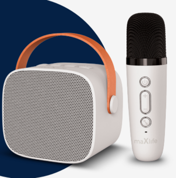 Maxlife MXKS-100 Bluetooth karaoke Skaļrunis + Mikrofons (MXKS-100-WH)