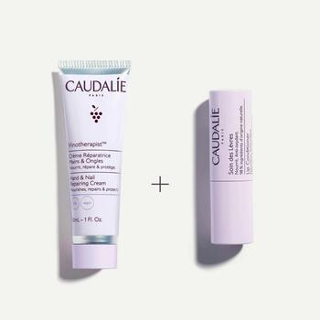 Caudalie Vinotherapist Hand & Nail Repairing Cream + Lips Conditioner Кондиционер для волос 30 ml + 4,5 g (3522932027353)