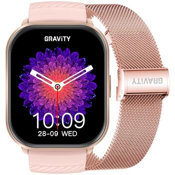Smartwatch Gravity Ремешок + браслет для умных часов GT43-1 / розовый (GT43-1)