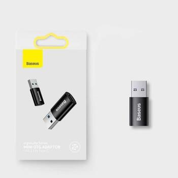 Baseus Converter Ingenuity Series Mini OTG Адаптер Type-C / USB / 3.1A (ZJJQ000103)