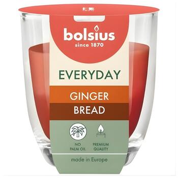 Bolsius Everyday Aromātiskā Svece 80x70mm Gingerbread (37150395)