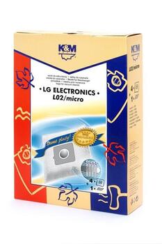 K&M oдноразовые мешки для пылесосов LG TB33 (4шт) (KM-L02.1)