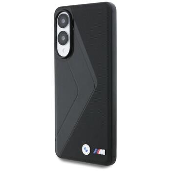 BMW Leather Oversized Stripes MagSafe Чехол для Samsung Galaxy S25 Edge (BMHMPS25E24PUOCSK)