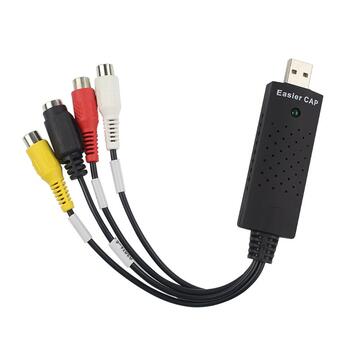 RoGer USB Карта захвата для сигнала AV / RCA / S-Video / NTSC, PAL (RO-USBCAP-AV/RCA/S)