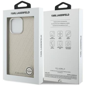 Karl Lagerfeld FW Stamped Karl MagSafe Case Защитный чехол для iPhone 16 Pro / бежевый (KLHMP16LPGKLFOFE)