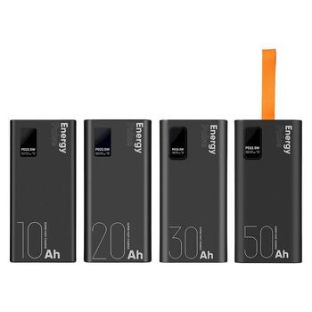 OBAL:ME EnergyPulse Powerbank 20000mAh 22.5W Портативный аккумулятор чёрный (OMPWB20K)