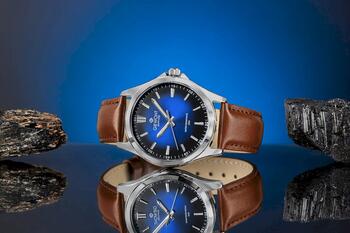 Giewont Elegance Sapphire Vīriešu pulkstenis / brūni-zils (GW5160-A4)