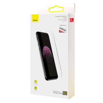 Baseus 0.3mm Full-glass Tempered Glass Film Защитное стекло для iPhone XS Max/11 Pro Max 6.5inch (2шт) (SGBL060302)