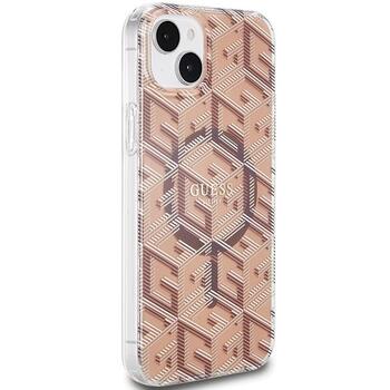 Guess GUHMP15SHGCUSTGW Hardcase IML GCube MagSafe Защитный чехол для iPhone 15/14/13 6.1